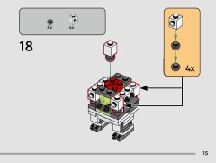 LEGO 40796 instructions page 15 – build guide
