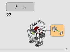 LEGO 40796 instructions page 21 – build guide