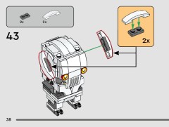 LEGO 40796 instructions page 38 – build guide