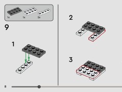 LEGO 40796 instructions page 8 – build guide
