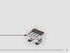 LEGO 40796 instructions page 9 – build guide