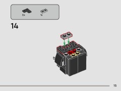 LEGO 40796 instructions page 15 – build guide