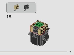 LEGO 40796 instructions page 19 – build guide