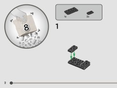 LEGO 40796 instructions page 2 – build guide