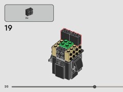 LEGO 40796 instructions page 20 – build guide