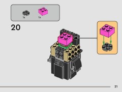 LEGO 40796 instructions page 21 – build guide