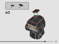 LEGO 40796 instructions page 43 – build guide