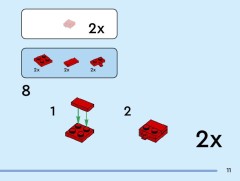 LEGO 40798 instructions page 11 – build guide