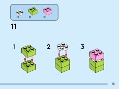 LEGO 40798 instructions page 15 – build guide