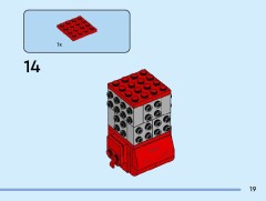 LEGO 40798 instructions page 19 – build guide