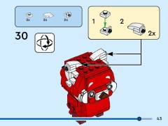 LEGO 40798 instructions page 43 – build guide