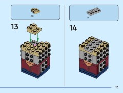 LEGO 40799 instructions page 13 – build guide