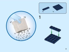 LEGO 40799 instructions page 3 – build guide