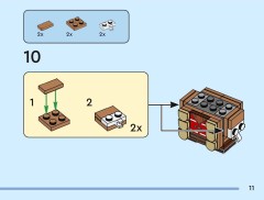 LEGO 40800 instructions page 11 – build guide