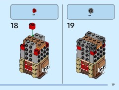 LEGO 40800 instructions page 19 – build guide