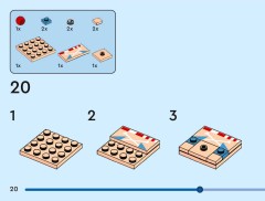 LEGO 40800 instructions page 20 – build guide