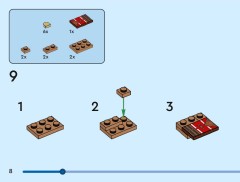 LEGO 40800 instructions page 8 – build guide
