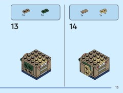 LEGO 40801 instructions page 15 – build guide