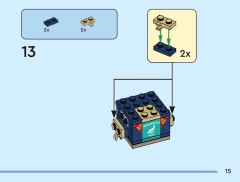 LEGO 40801 instructions page 15 – build guide