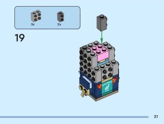LEGO 40801 instructions page 21 – build guide