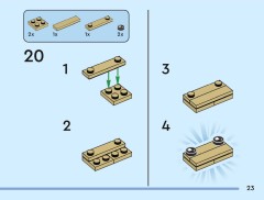 LEGO 40801 instructions page 23 – build guide