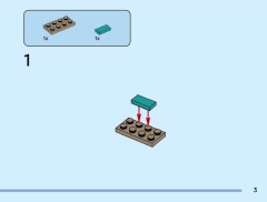 LEGO 40801 instructions page 3 – build guide