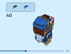 LEGO 40801 instructions page 43 – build guide