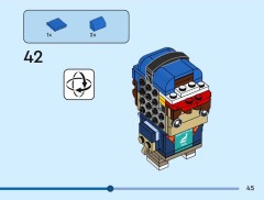 LEGO 40801 instructions page 45 – build guide