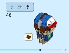 LEGO 40801 instructions page 51 – build guide
