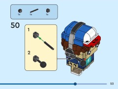 LEGO 40801 instructions page 53 – build guide