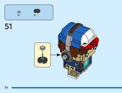 LEGO 40801 instructions page 54 – build guide