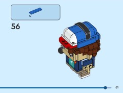 LEGO 40801 instructions page 61 – build guide