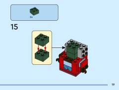 LEGO 40801 instructions page 19 – build guide