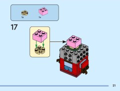 LEGO 40801 instructions page 21 – build guide