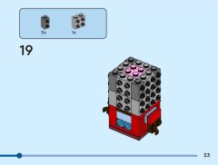 LEGO 40801 instructions page 23 – build guide