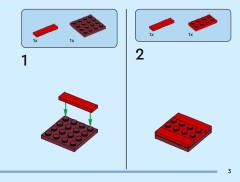 LEGO 40801 instructions page 3 – build guide