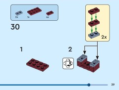 LEGO 40801 instructions page 39 – build guide