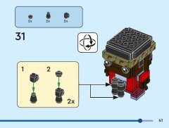 LEGO 40801 instructions page 41 – build guide