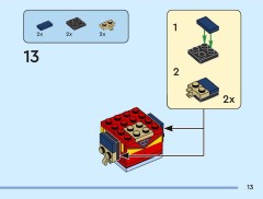 LEGO 40801 instructions page 13 – build guide