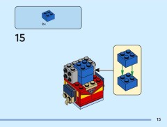 LEGO 40801 instructions page 15 – build guide