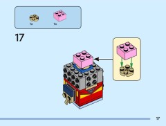 LEGO 40801 instructions page 17 – build guide