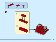LEGO 40801 instructions page 7 – build guide