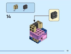 LEGO 40802 instructions page 13 – build guide