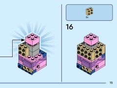 LEGO 40802 instructions page 15 – build guide