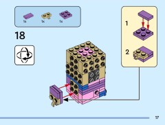 LEGO 40802 instructions page 17 – build guide