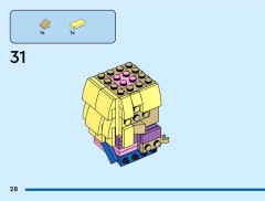 LEGO 40802 instructions page 28 – build guide