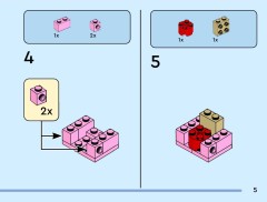 LEGO 40802 instructions page 5 – build guide