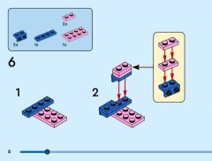 LEGO 40802 instructions page 6 – build guide
