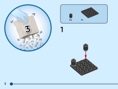 LEGO 40802 instructions page 2 – build guide