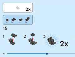 LEGO 40802 instructions page 20 – build guide